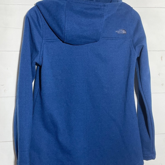 BEAUTIFUL BLUE The North Face Stitch Coat Top Pullover with Snaps Size Small - Picture 4 of 4
